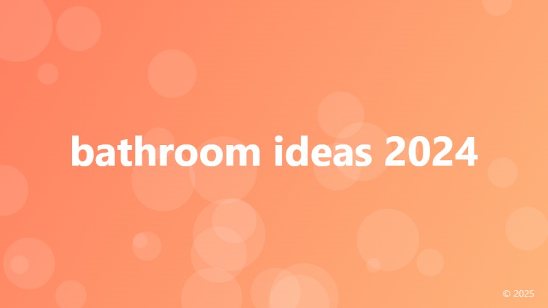 bathroom ideas 2024