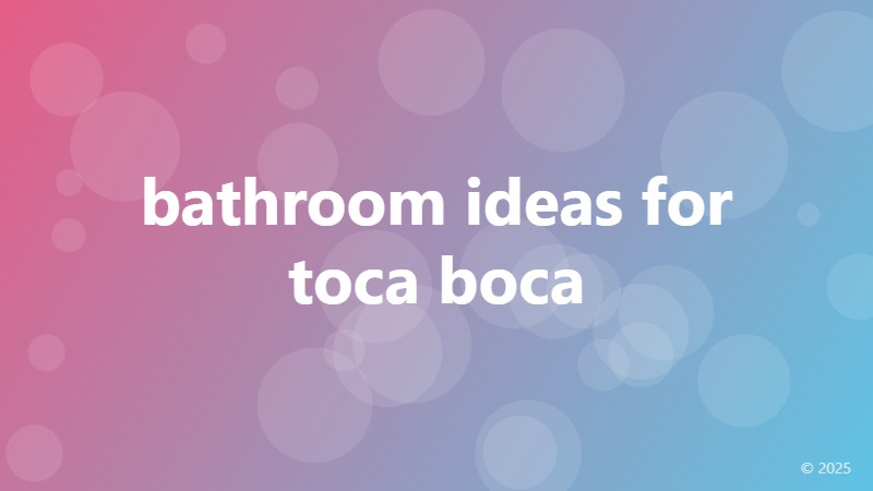 bathroom ideas for toca boca